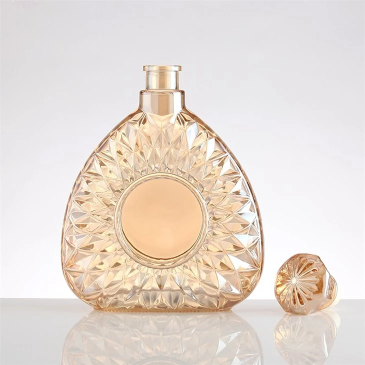Gold Transparent Spray Paint XO Brandy Bottle