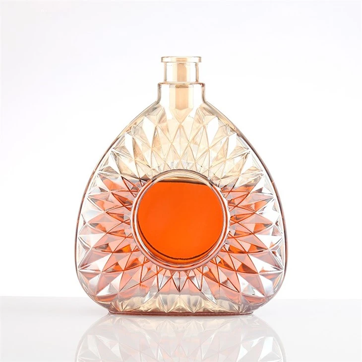 Gold Transparent Spray Paint XO Brandy Bottle