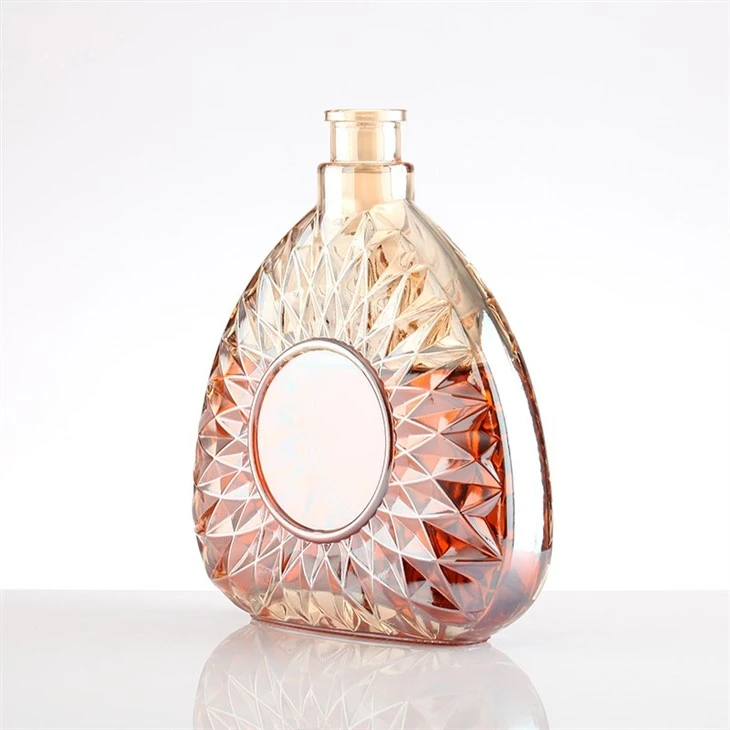 Gold Transparent Spray Paint XO Brandy Bottle
