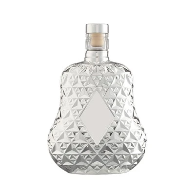 500ml Spray White Printing Spirits Vodka Design glerflöskur