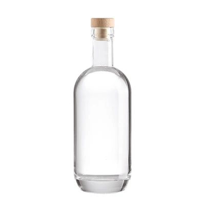 Hágæða sérsniðin 700 ml málmmerki glerflaska